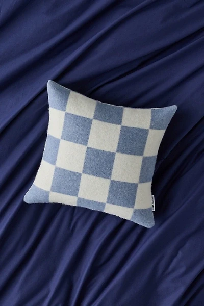 Maison Deux Checkerboard Wool Throw Pillow Case