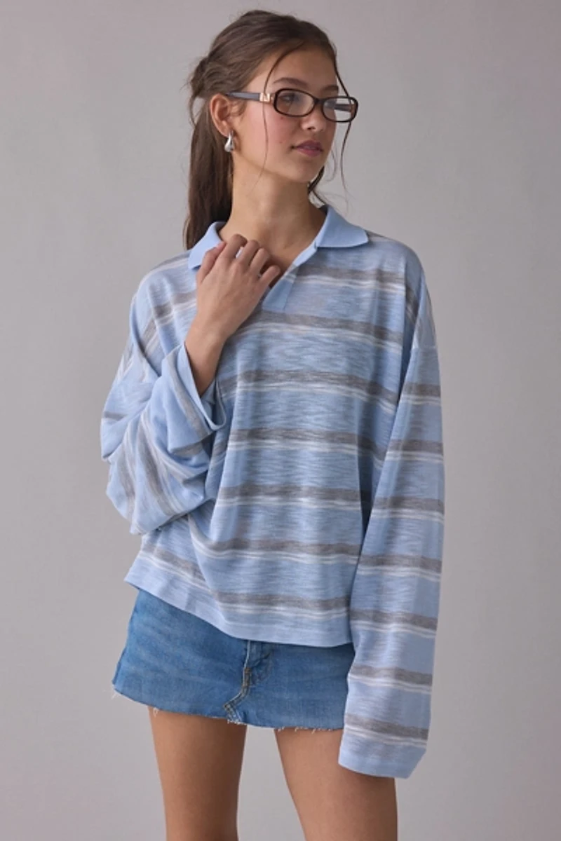 Lioness Rebels Collared Long Sleeve Jersey Tee