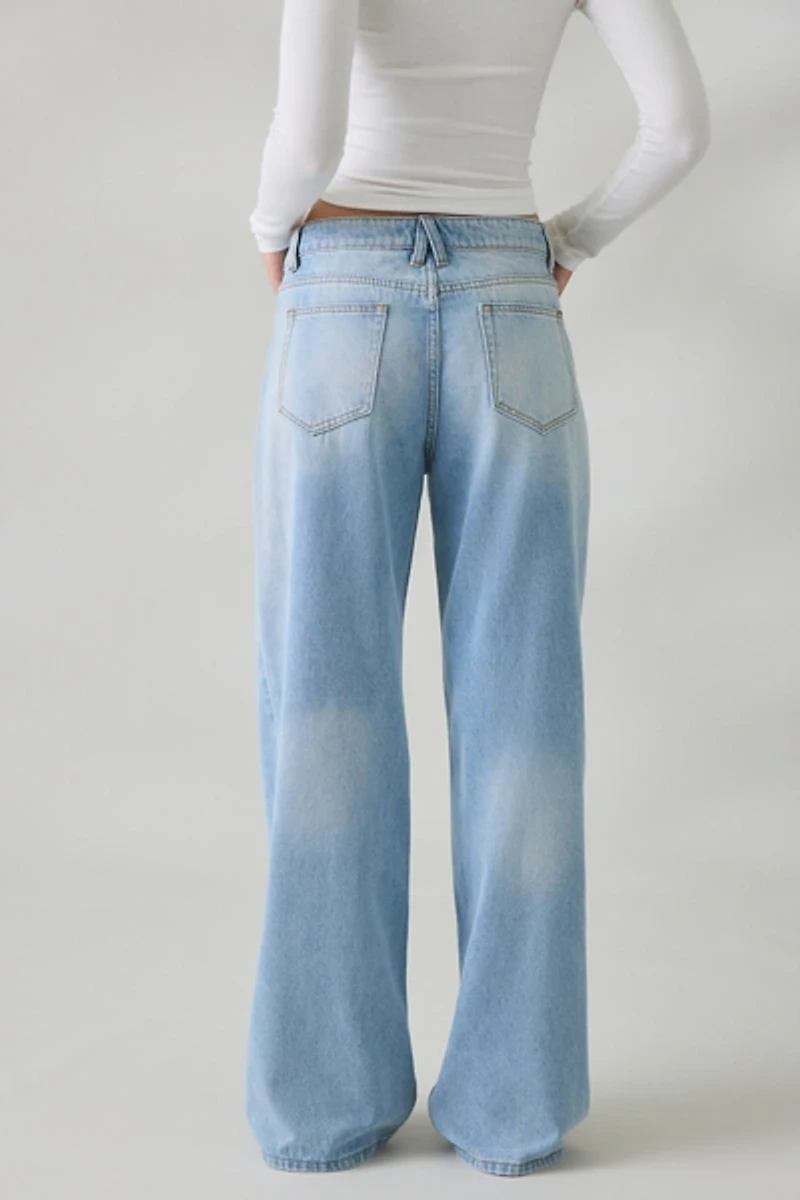 Lioness Top Model Baggy Straight Leg Jeans