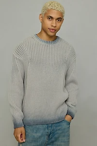 OBEY Ian Faded Wash Crew Neck Sweater