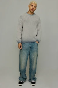 OBEY Ian Faded Wash Crew Neck Sweater