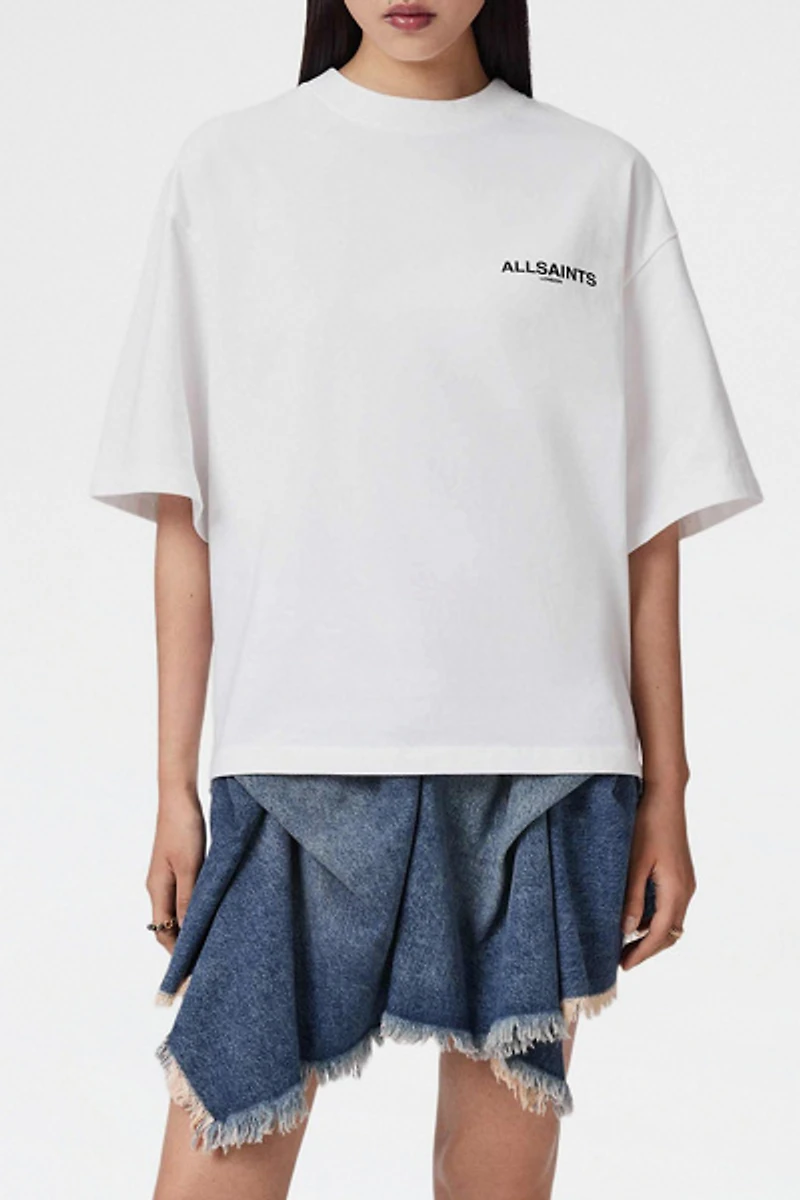 AllSaints Amalie Halis Graphic Oversized T-Shirt