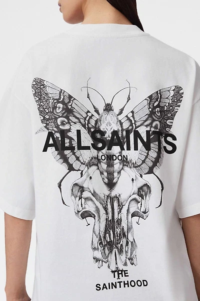 AllSaints Amalie Halis Graphic Oversized T-Shirt