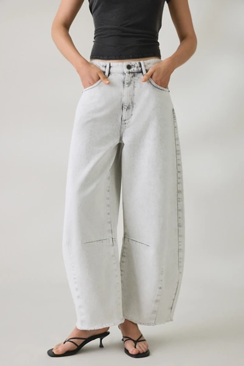 AllSaints Payton High-Rise Barrel Leg Jeans