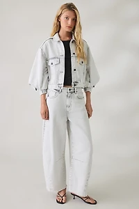AllSaints Payton High-Rise Barrel Leg Jeans