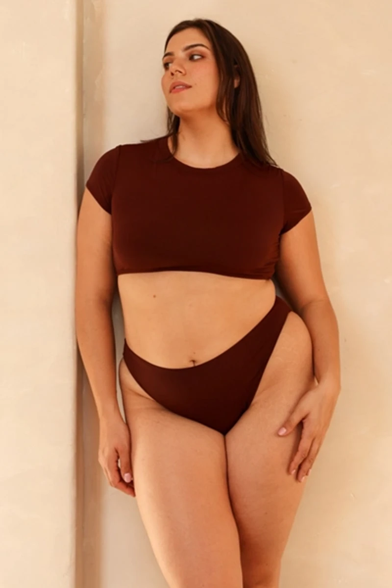 Dippin Daisys Joni Crop Swim Top