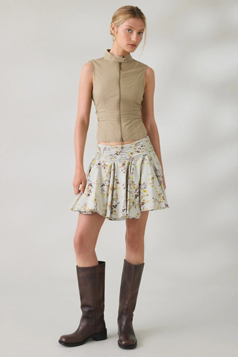 AllSaints Tulip Godet Mini Skirt