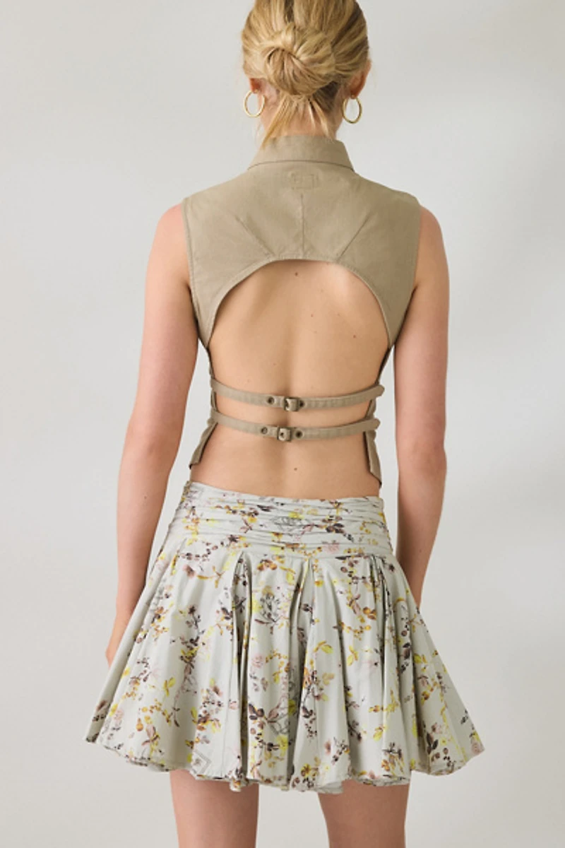 AllSaints Tulip Godet Mini Skirt