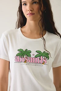 AllSaints Stevie Troppo Graphic Slim Tee