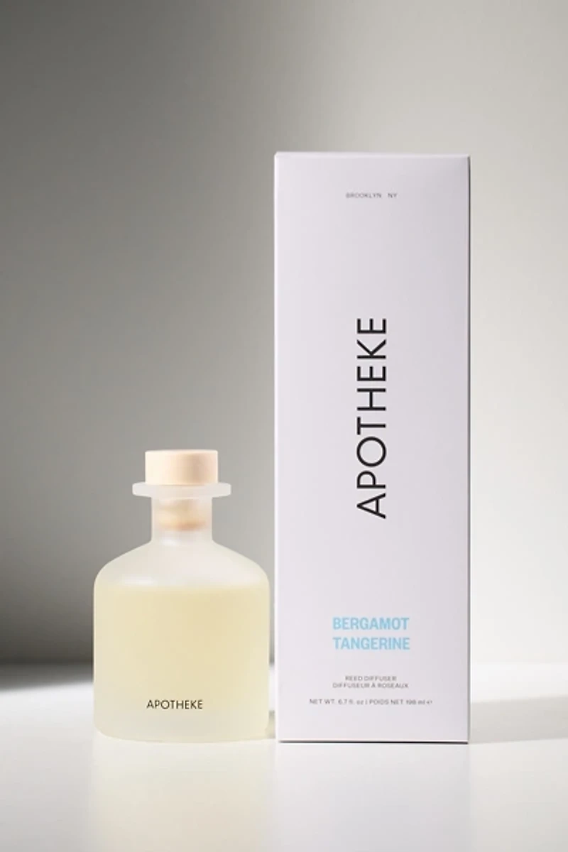 Apotheke Glass Reed Diffuser & Fragrance Oil Set