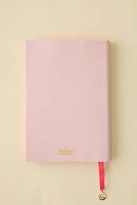 Saturday Sundae Vegan Leather Scalloped Journal