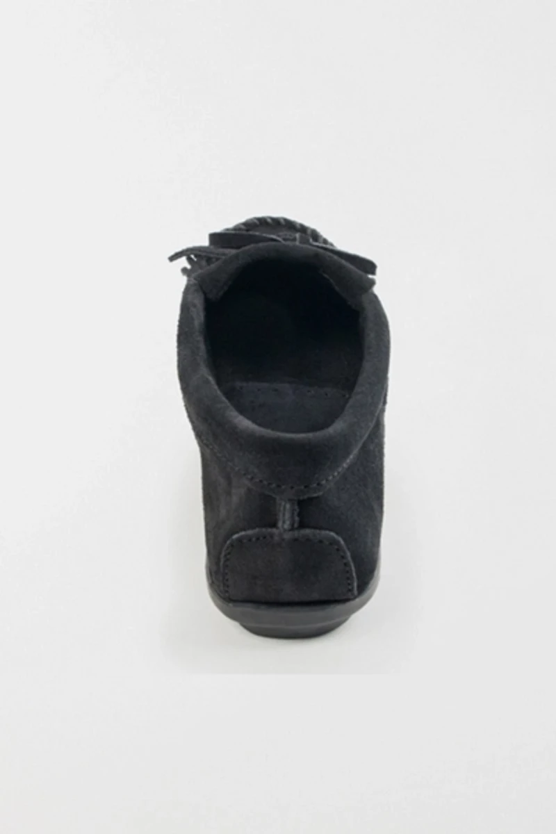 Minnetonka Suede Kilty Hardsole Moccasins