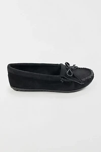 Minnetonka Suede Kilty Hardsole Moccasins