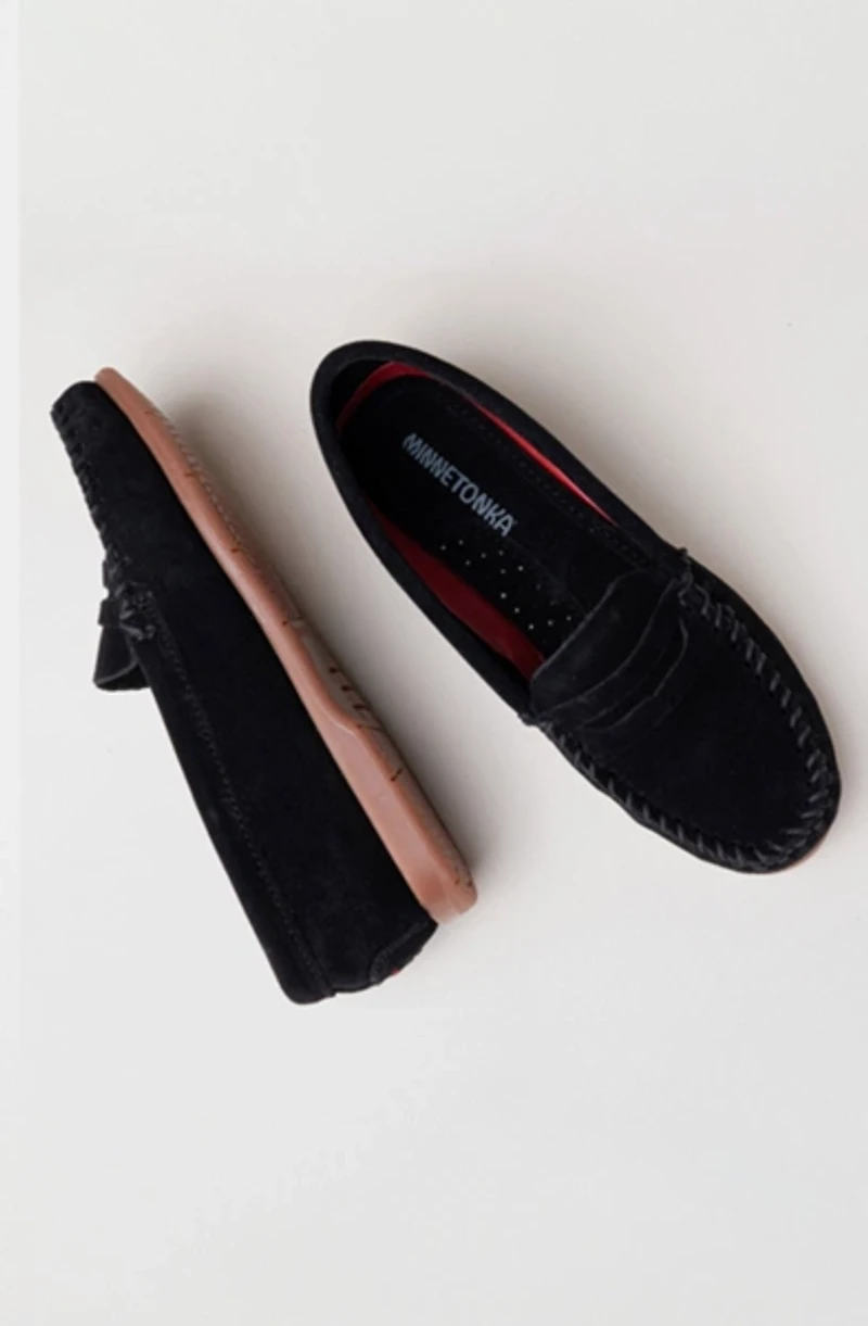 Minnetonka Suede Mellony Penny Loafer