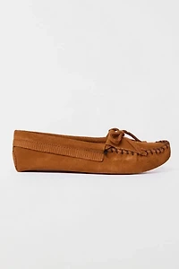 Minnetonka Women's Suede Kilty Softsole Moccasin