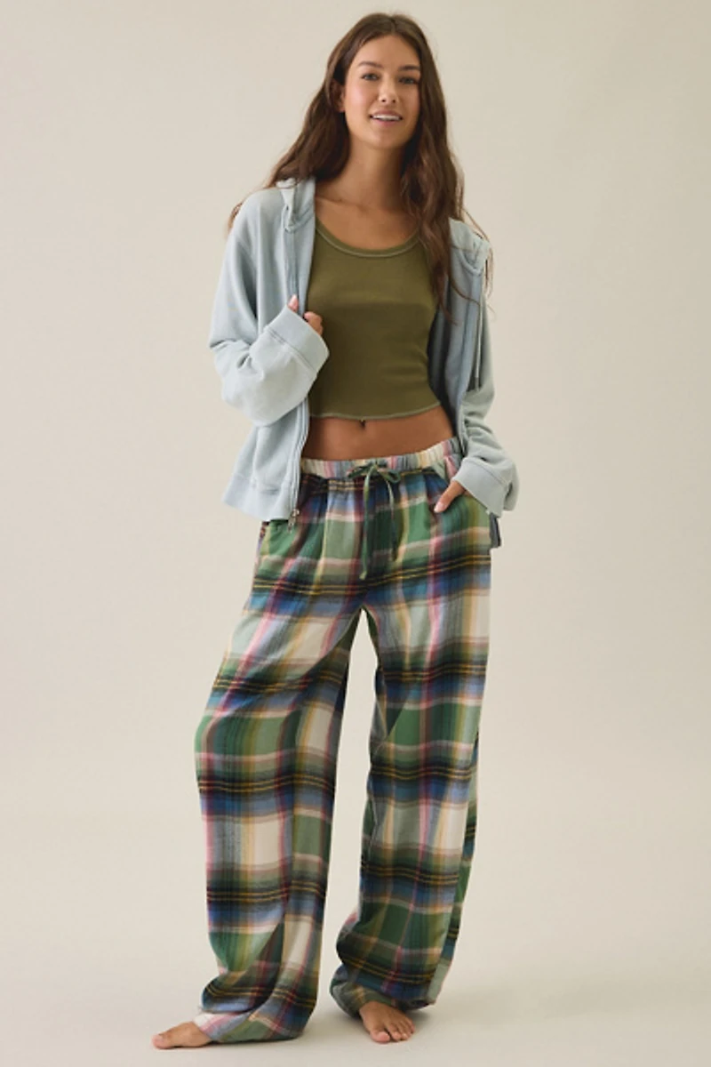 Out From Under Night Plaid Flannel PJ Pants