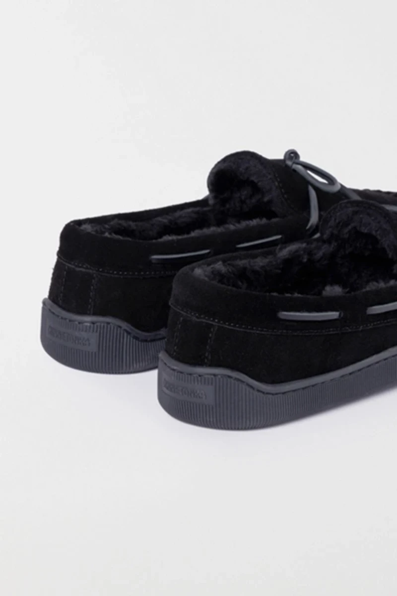 Minnetonka Suede Hardsole Moccasin Slipper