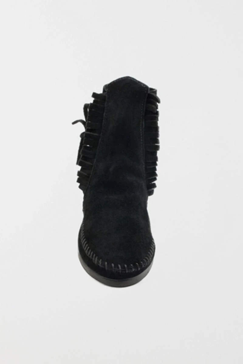 Minnetonka Women's Suede Two Button Boot