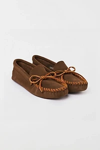 Minnetonka Men's Suede Softsole Moccasin Slipper