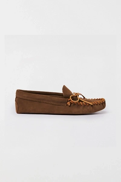 Minnetonka Men's Suede Softsole Moccasin Slipper