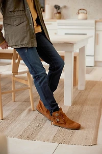 Minnetonka Men's Suede Two Button Boot