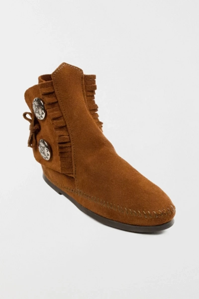 Minnetonka Men's Suede Two Button Boot