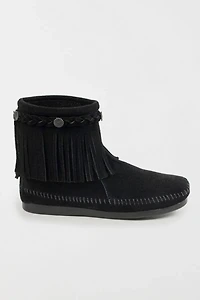 Minnetonka Suede Fringe High Top Boot