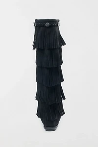Minnetonka Suede 5-Layer Fringe Boot