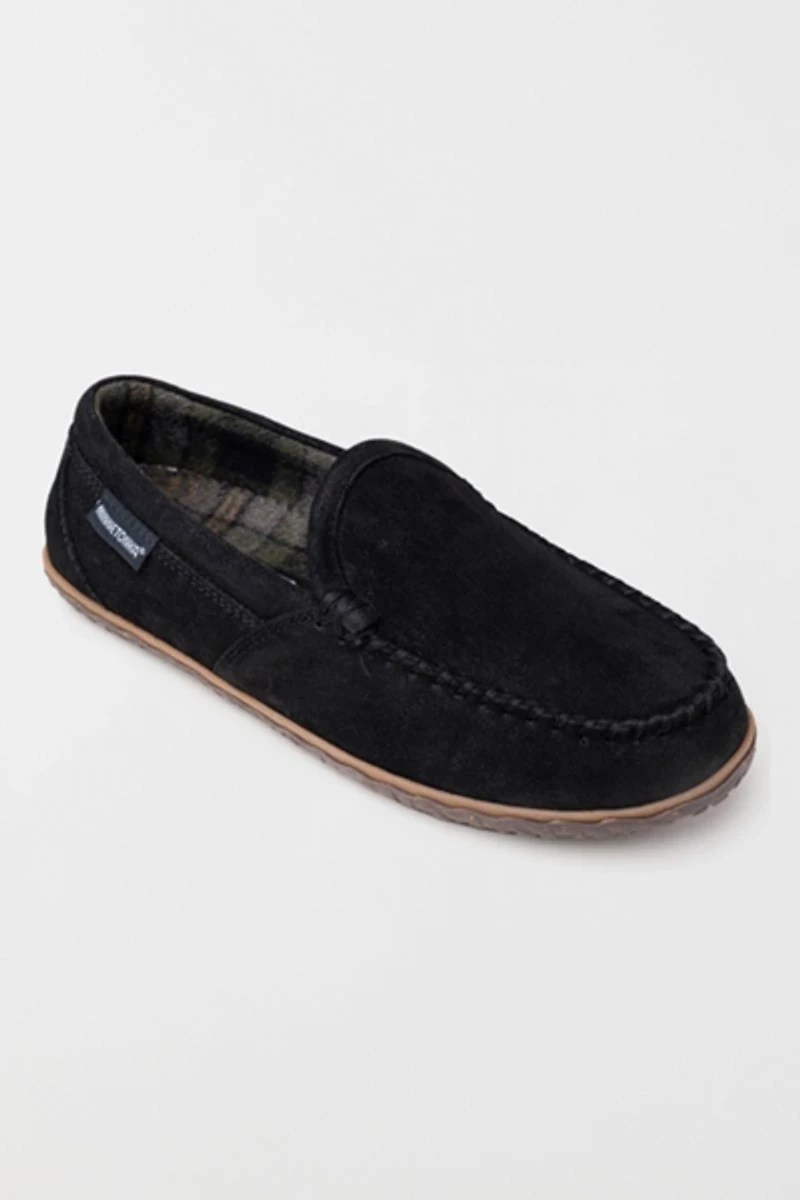 Minnetonka Tilden Suede Moccasin Slipper