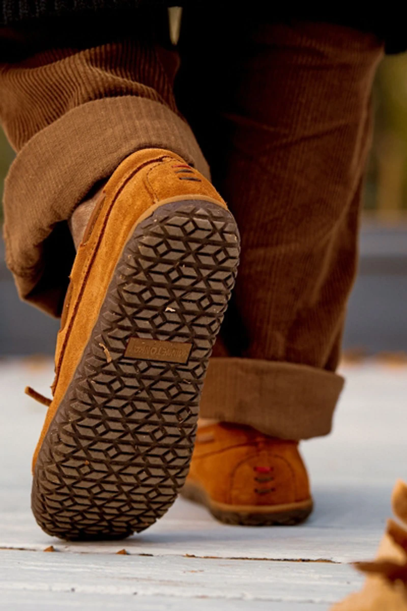Minnetonka Suede Tread Loafer Moccasin