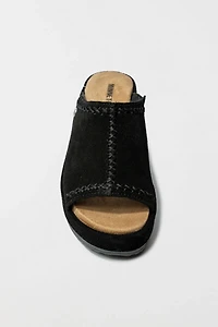 Minnetonka Suede Wedge Sandal