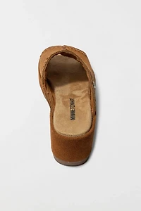 Minnetonka Suede Wedge Sandal