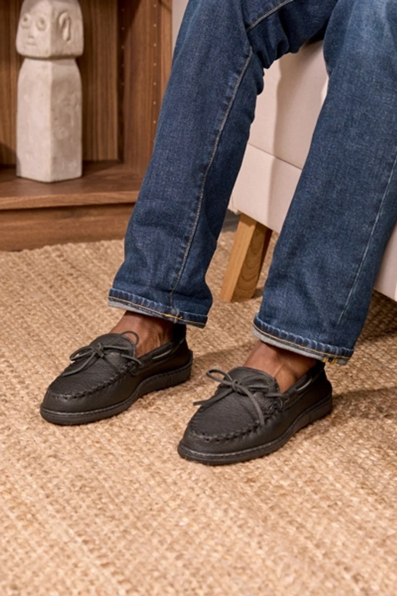 Minnetonka Moosehide Leather Moccasin Loafer