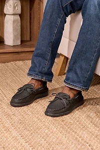 Minnetonka Moosehide Leather Moccasin Loafer