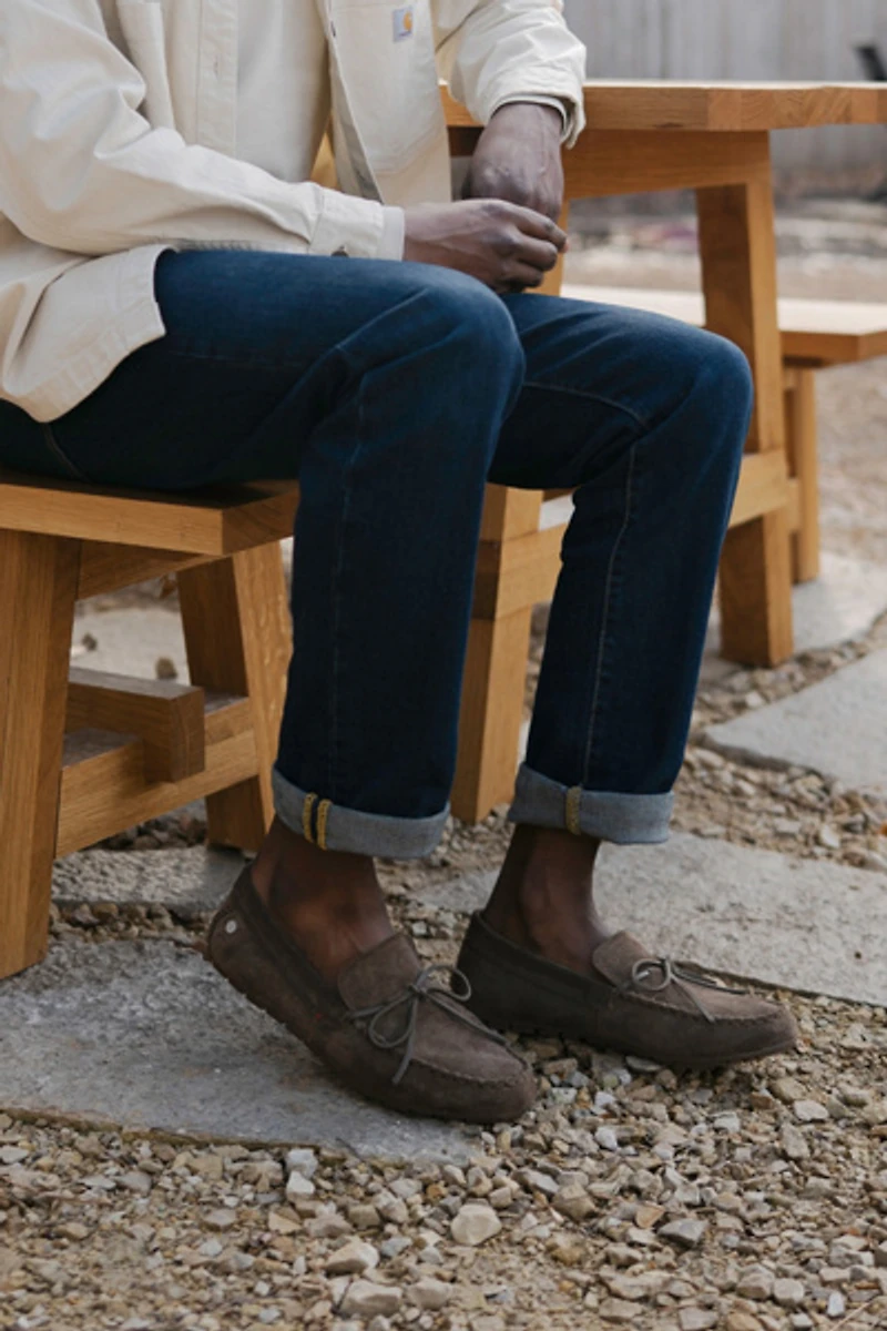 Minnetonka Men's Suede Loafer Moccasin