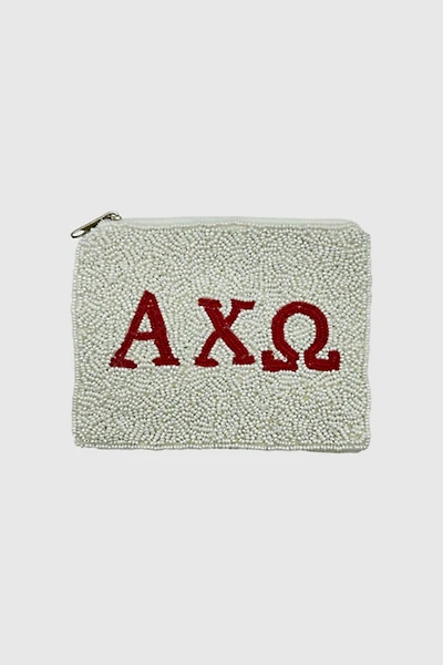 Sorority Beaded Coin Pouch