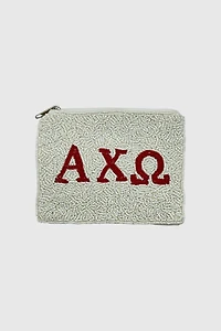 Sorority Beaded Coin Pouch