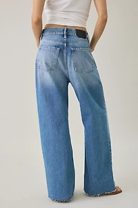 AllSaints Aki Crossover Waist Wide Leg Jeans