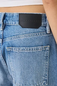 AllSaints Aki Crossover Waist Wide Leg Jeans