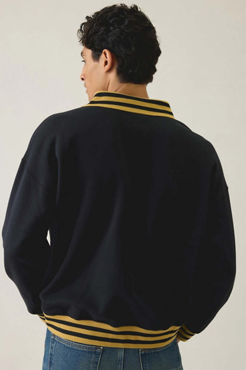 College Logo Rugby Sweatshirt