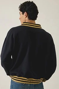 College Logo Rugby Sweatshirt