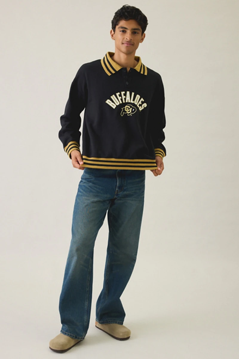 College Logo Rugby Sweatshirt