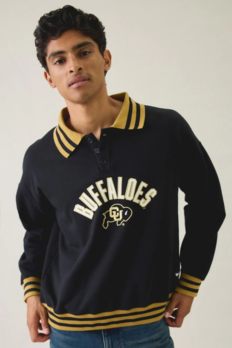 College Logo Rugby Sweatshirt