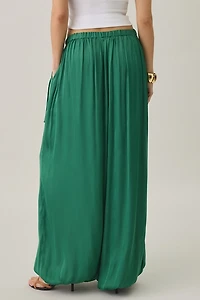 AllSaints Eshe Baggy Fit Satin Pants