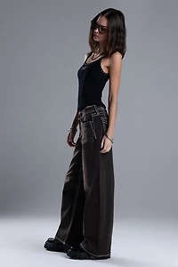 Miss Me Sevryn Stitched Wide Leg Jeans
