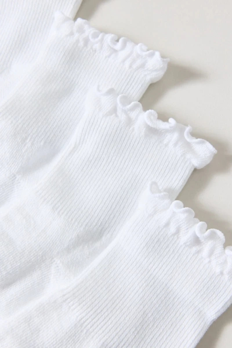 New Balance Active Ruffle Quarter Crew Socks 2-Pack