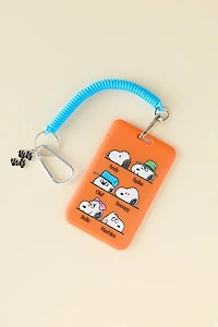 Peanuts Snoopy & Siblings Photo Holder Keychain