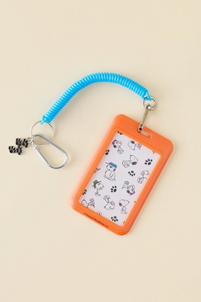 Peanuts Snoopy & Siblings Photo Holder Keychain