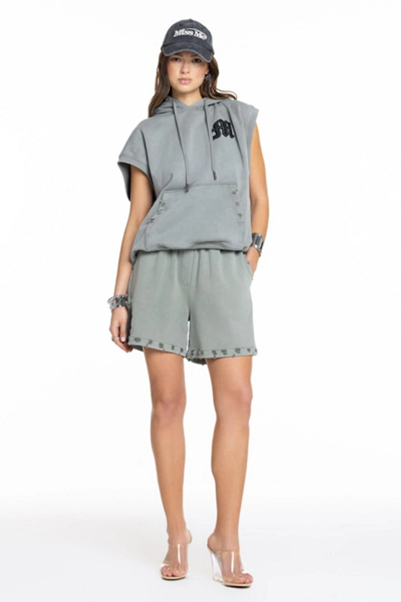 Miss Me Aubrie Sweatshorts