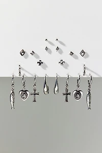 Essential Silver Multi Earrings Set
